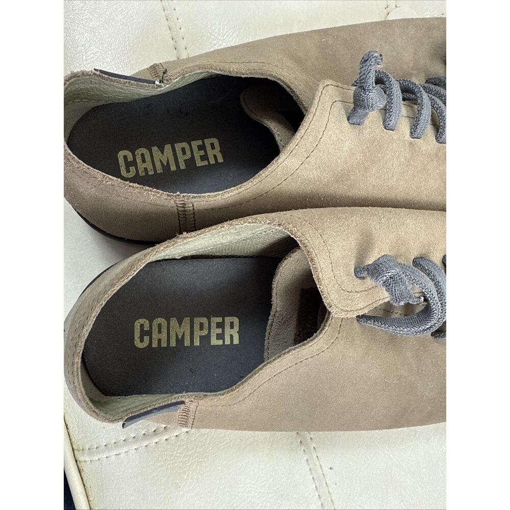 Camper Women's Peu Cami Brown Taupe Nubuck Barefoot Shoes Comfort Xclnt 41 - Picture 6 of 6